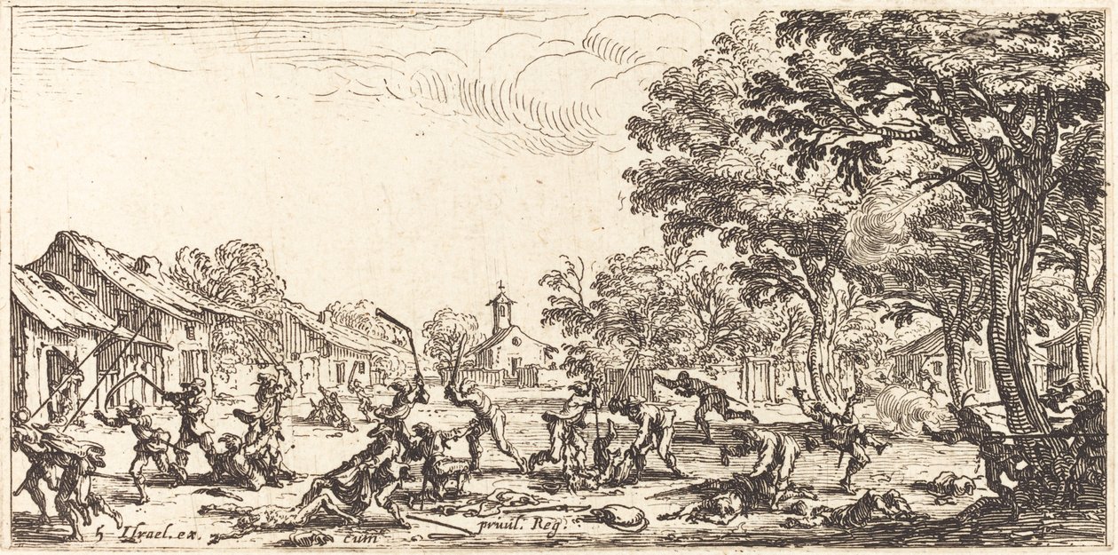 La vengeance des paysans - Jacques Callot