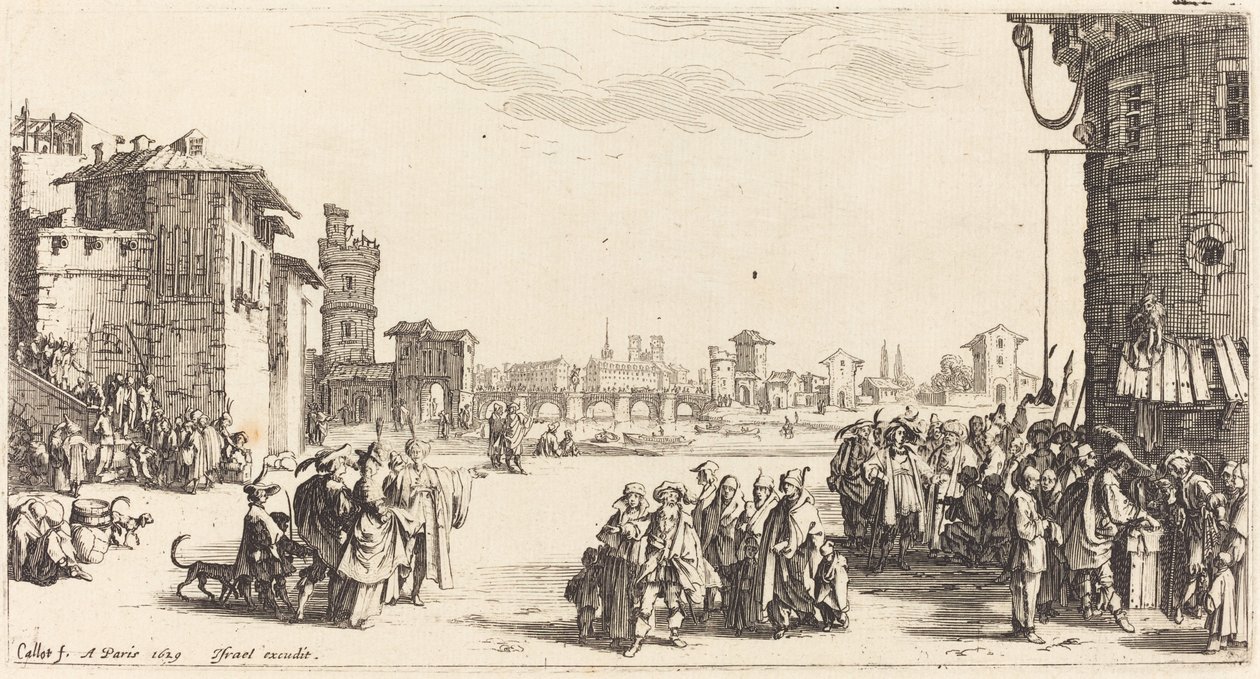 Le Marché aux esclaves - Jacques Callot