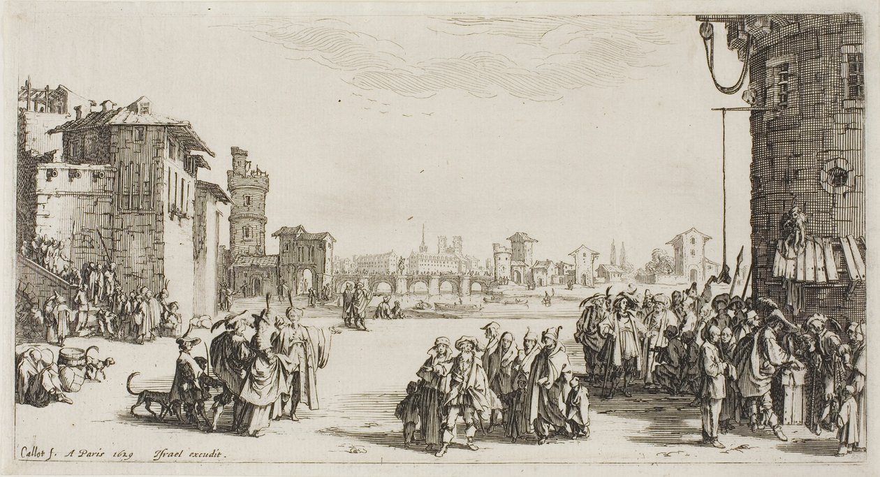 Le marché aux esclaves - Jacques Callot