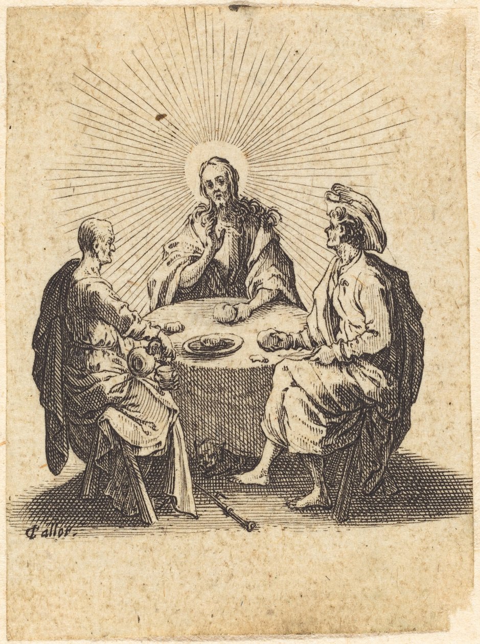 Le souper à Emmaüs - Jacques Callot
