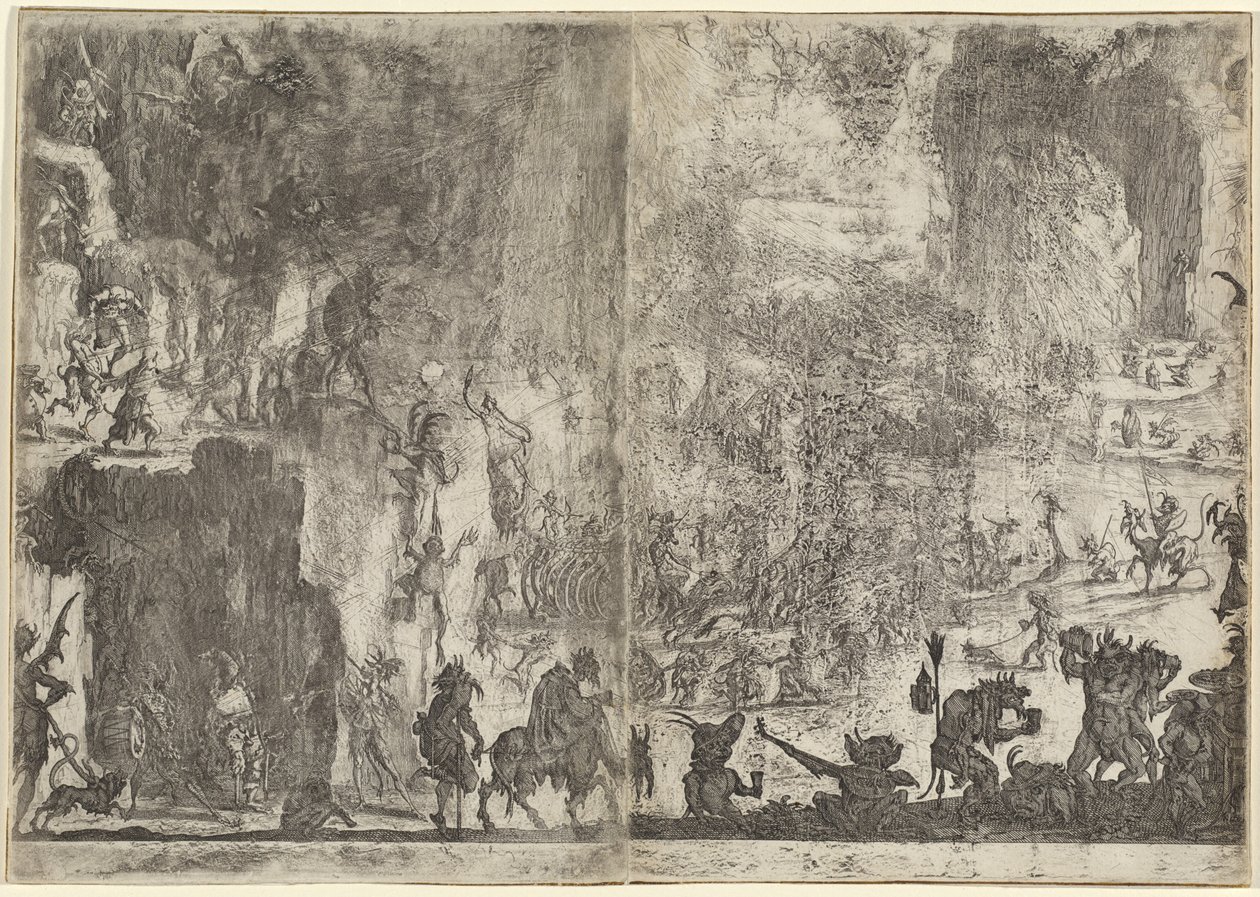 La tentation de Saint Antoine [première version] - Jacques Callot