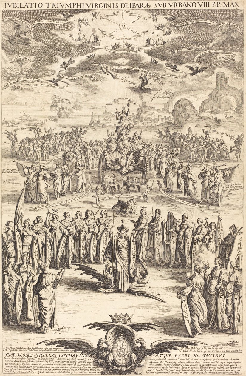 Le triomphe de la Vierge - Jacques Callot