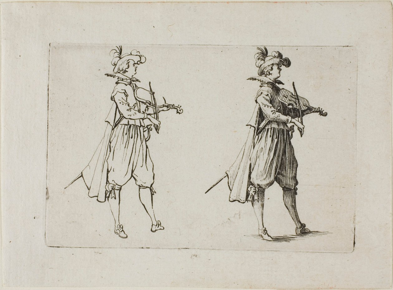 Le Violoniste, des Caprices - Jacques Callot