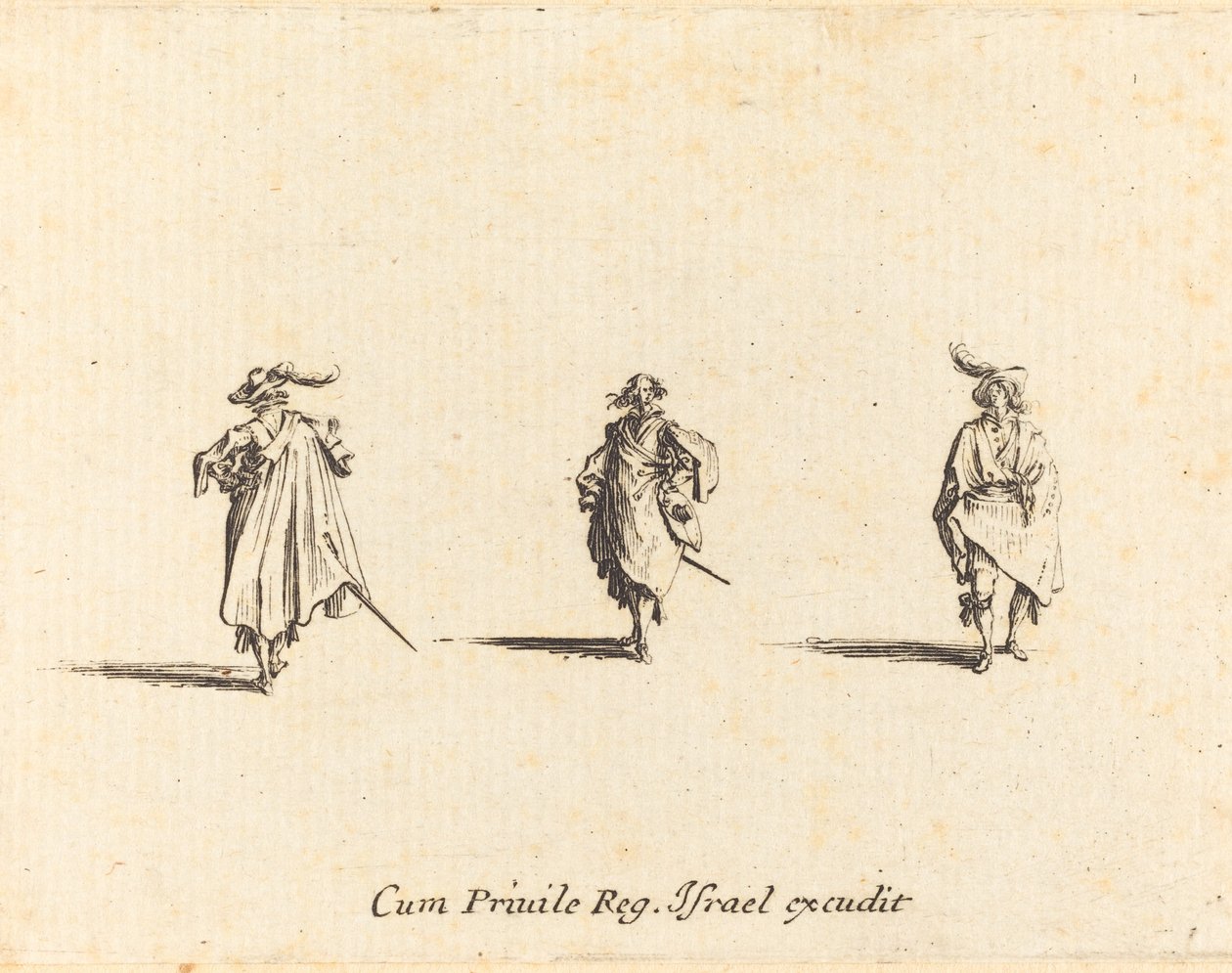 Trois Gentilshommes - Jacques Callot