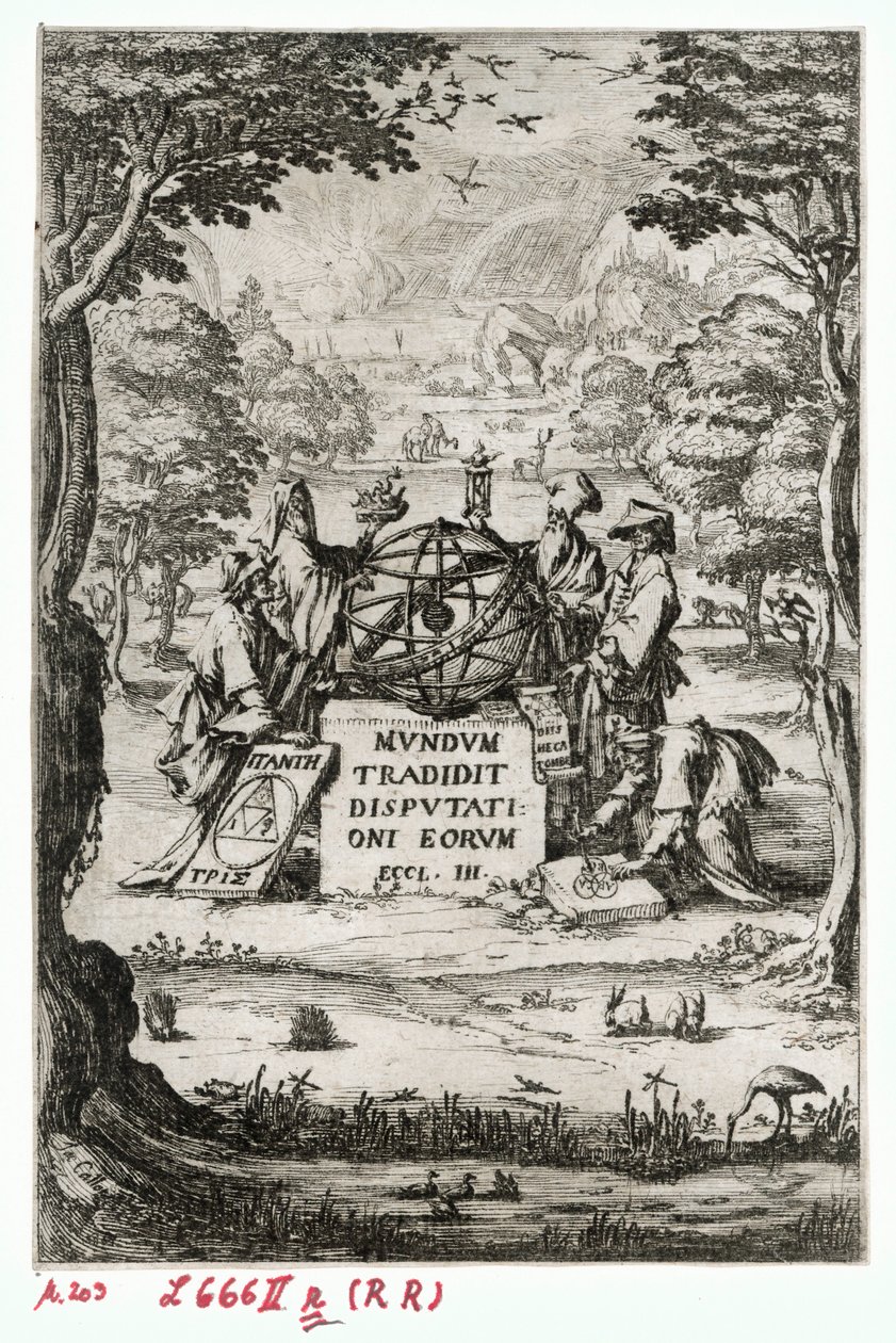 Page de titre de Sacra Cosmologia ... (gravure) - Jacques Callot