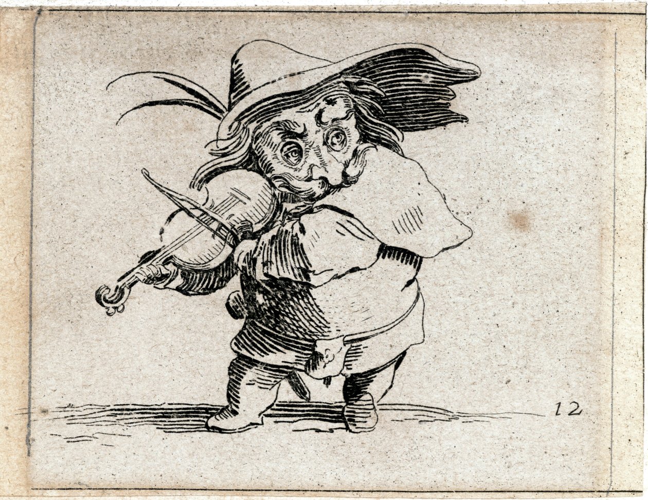 Varie Figure Gobbi ... (gravure) - Jacques Callot