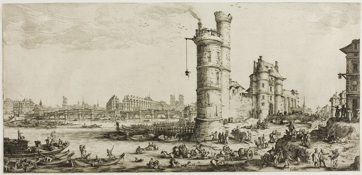 Vue du Pont Neuf - Jacques Callot