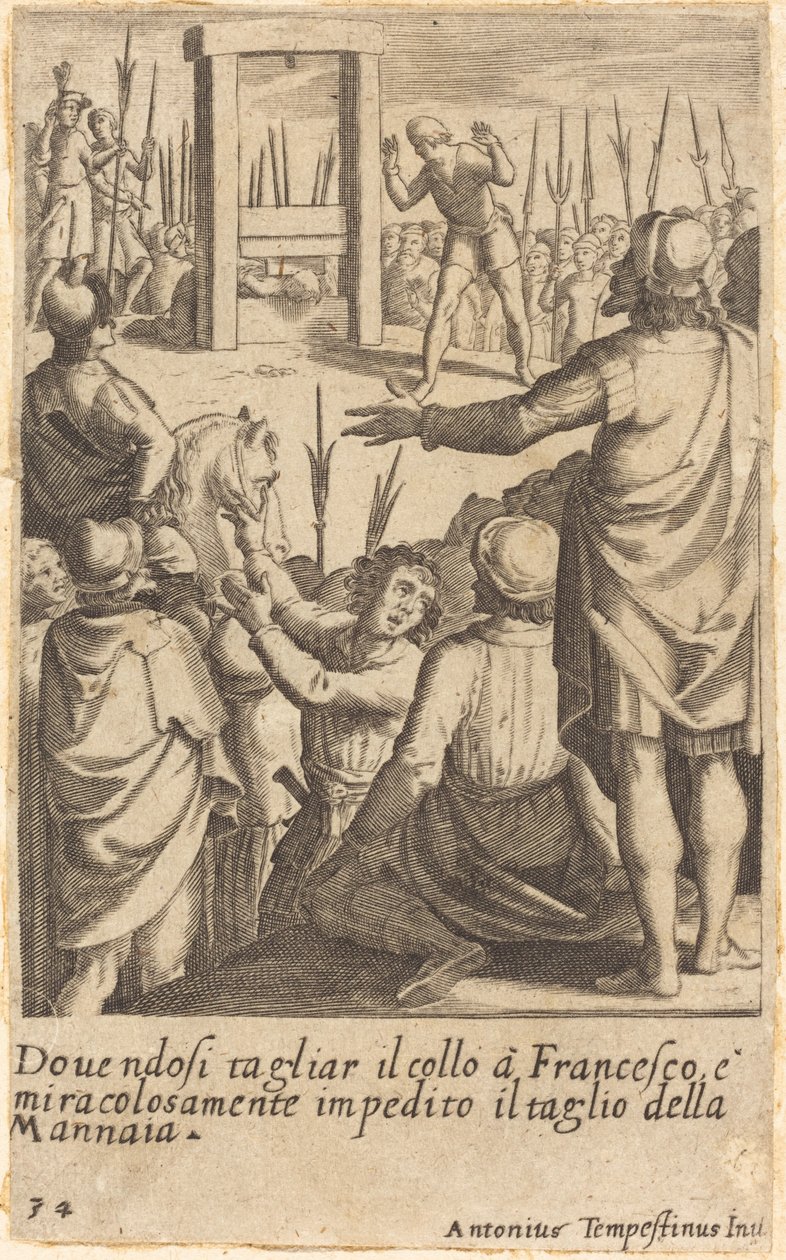 Francesco - Jacques Callot after Antonio Tempesta