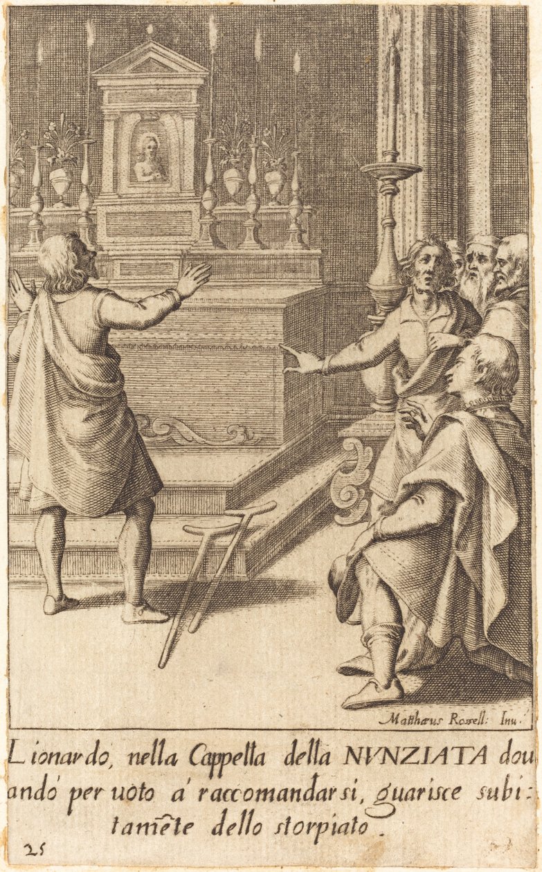Lionardo - Jacques Callot after Matteo Rosselli