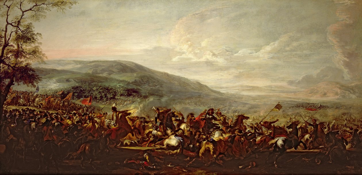 Bataille entre les Hongrois et les Turcs - Jacques Courtois