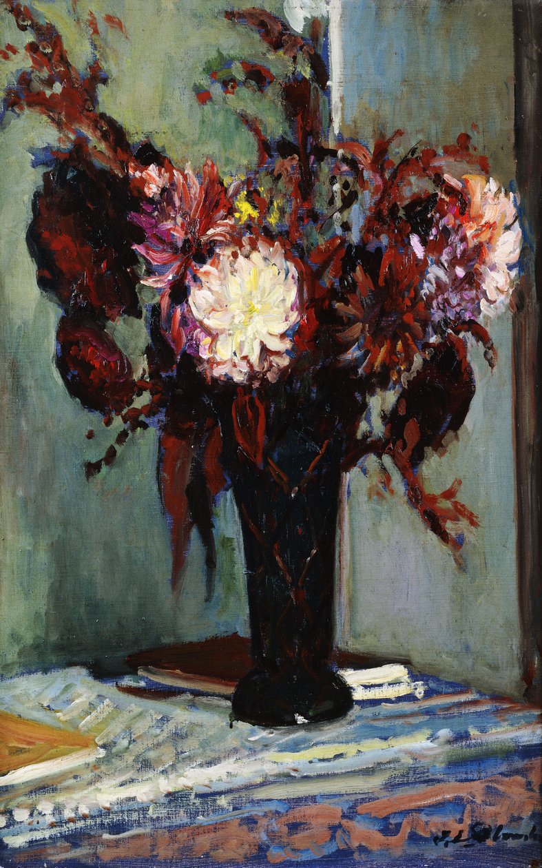 Chrysanthèmes dans un vase - Jacques Emile Blanche