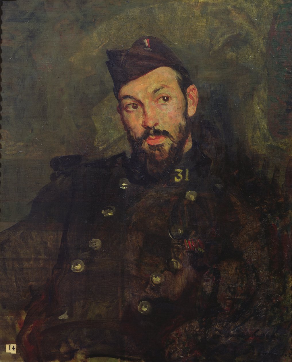 Félicien Cacan en uniforme, 1915 - Jacques Emile Blanche