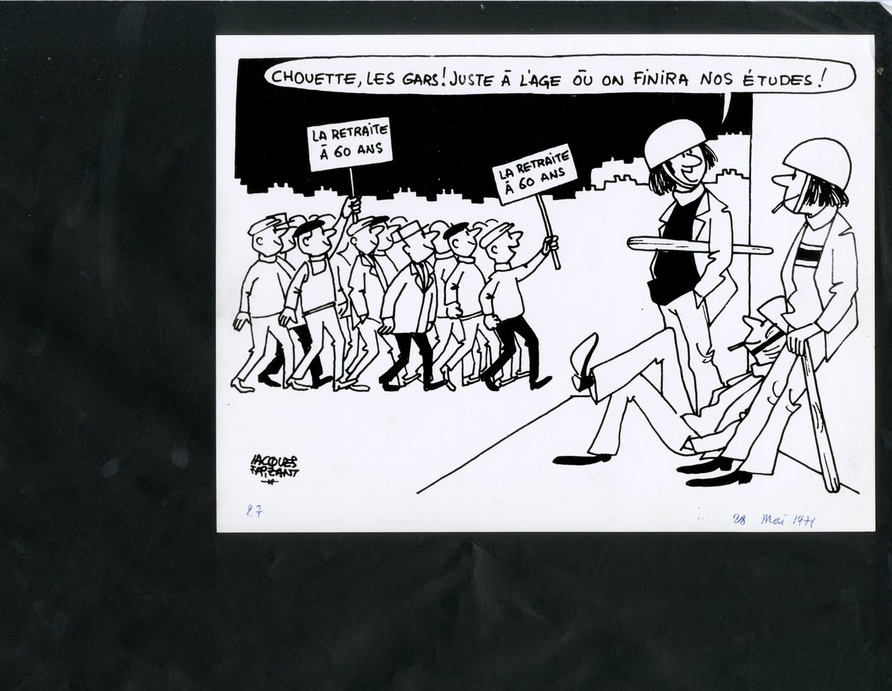 Le Figaro, Satirique en N  B - Jacques Faizant