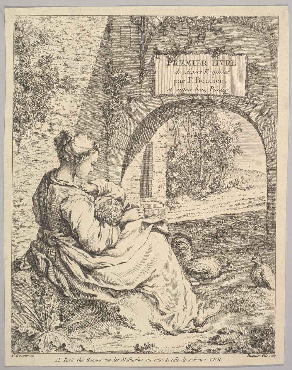 Frontispice - Jacques Gabriel Huquier