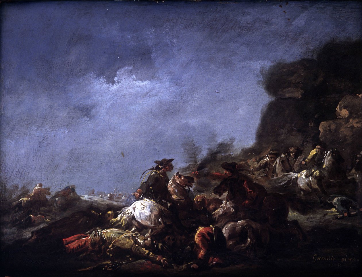 Choc de cavalerie - Jacques Gamelin