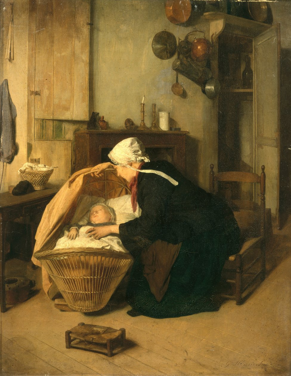 La Jeune Mère - Jacques Gustave Hamelin