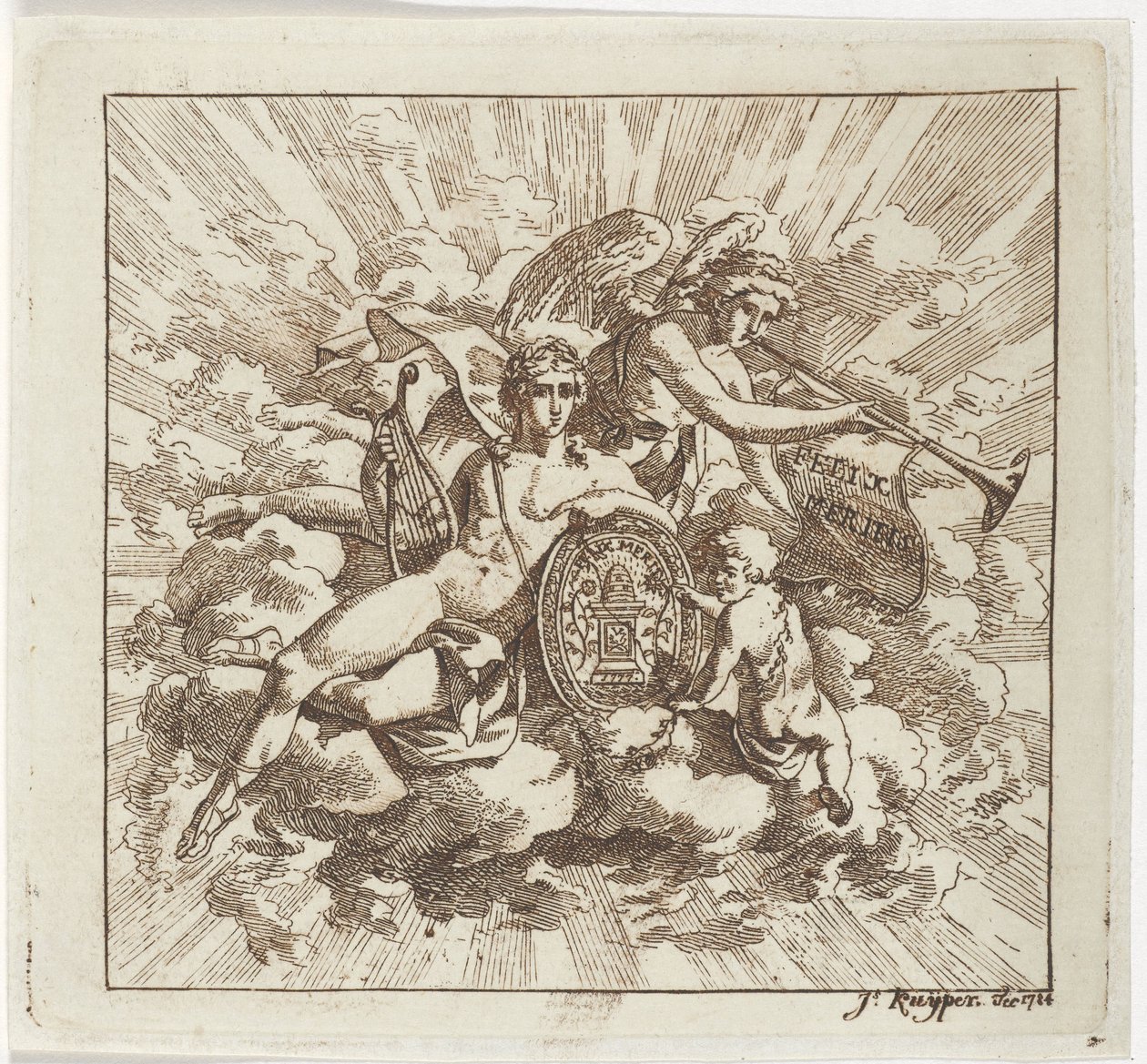 Composition allégorique sur Felix Meritis - Jacques Kuyper
