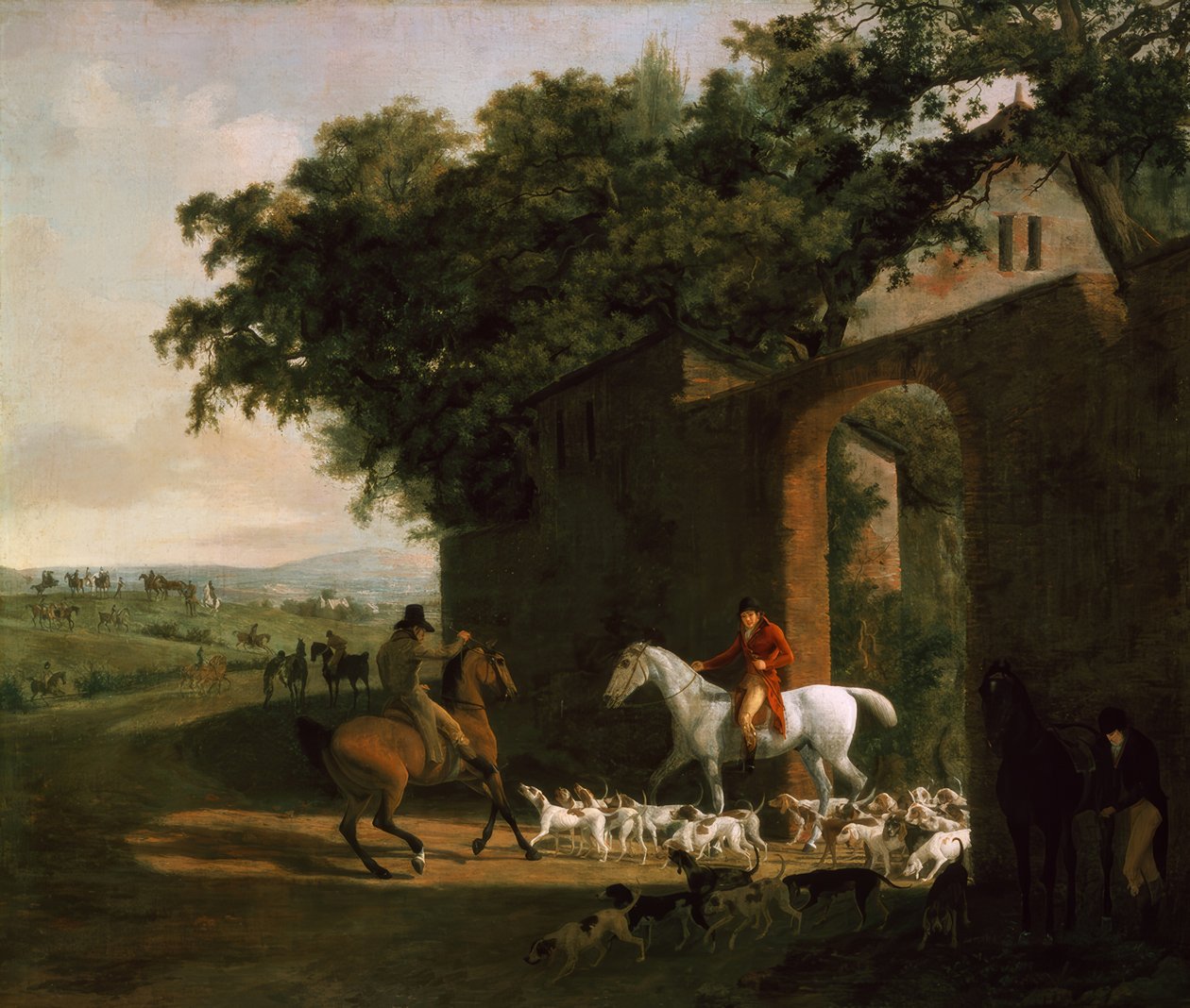 Départ à la chasse - Jacques Laurent Agasse