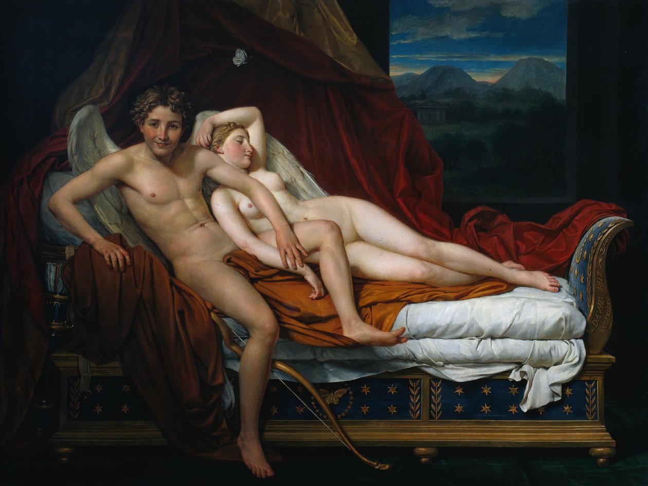 Cupidon et Psyché - Jacques Louis David