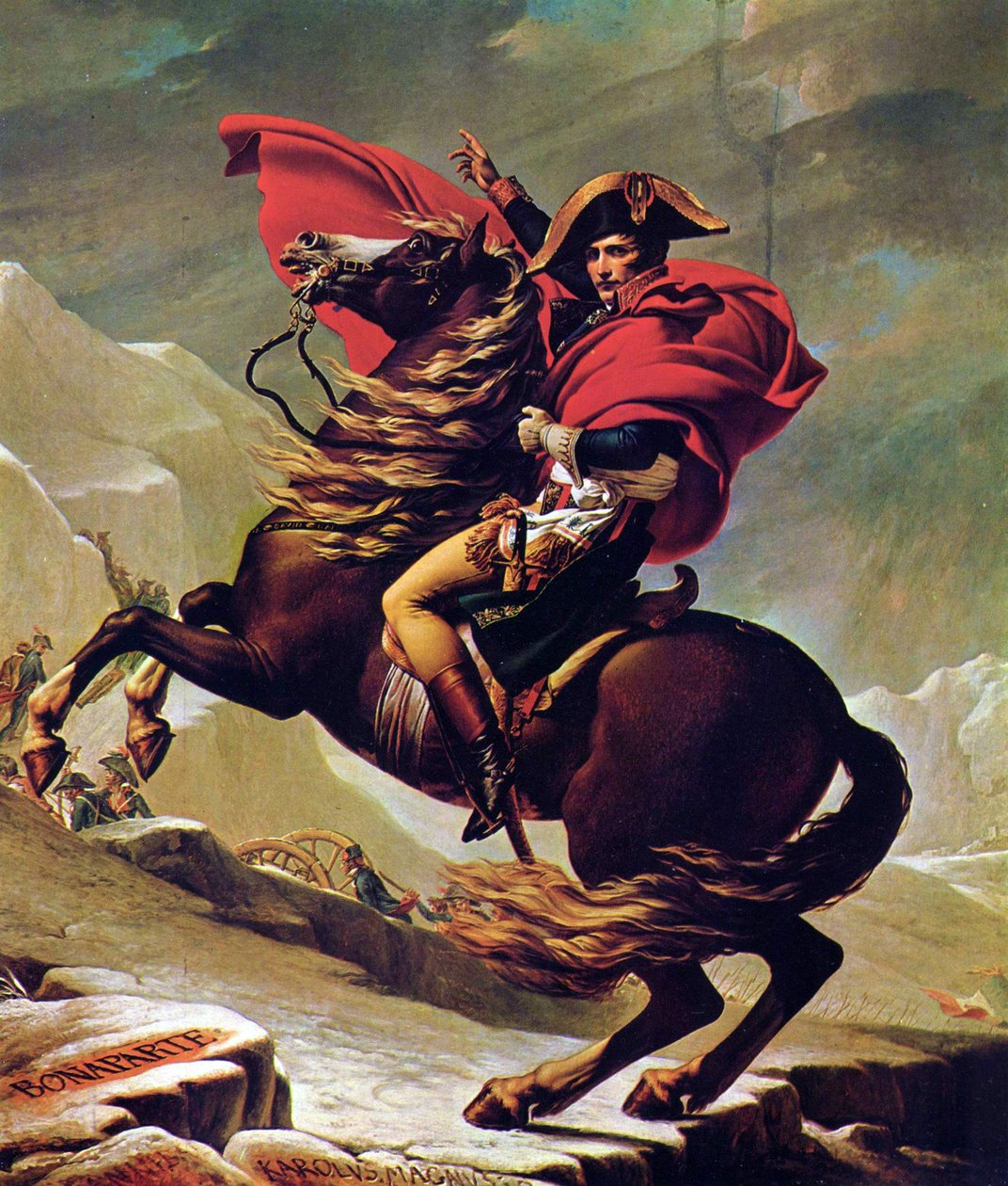 Napoleon Crossing the lps - Jacques Louis David
