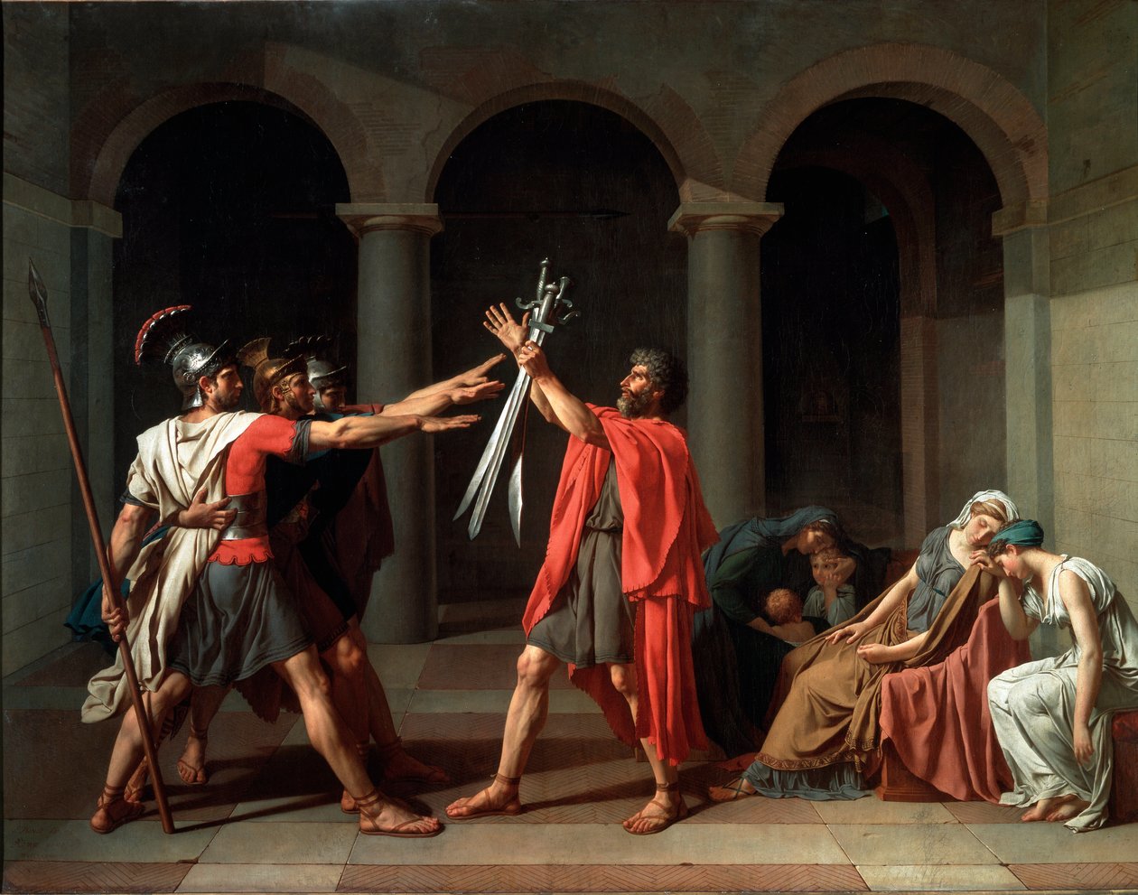 Le Serment des Horaces - Jacques Louis David