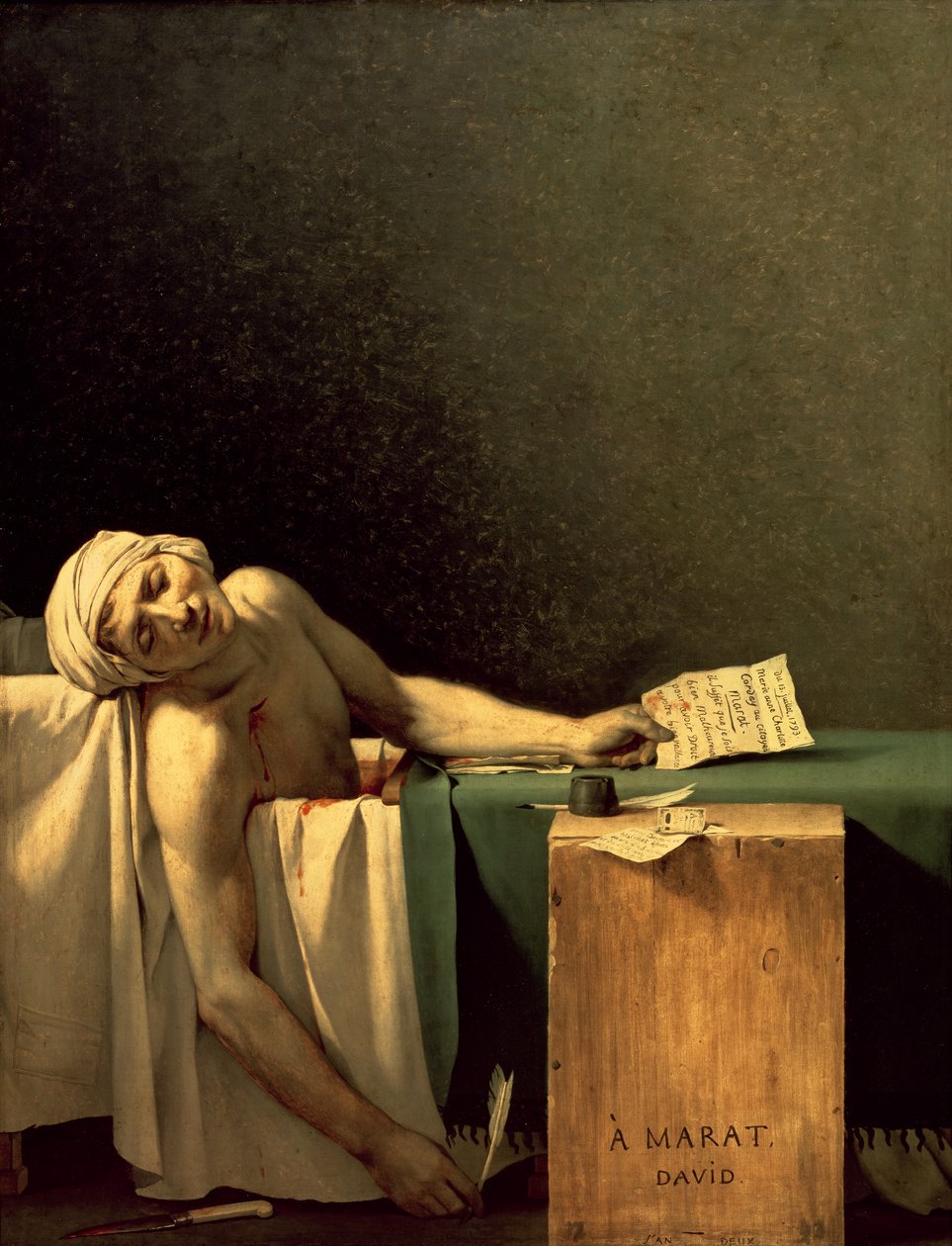 La Mort de Marat - Jacques Louis David