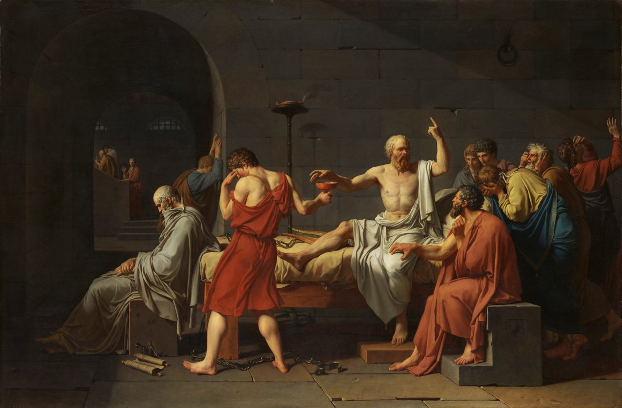 La Mort de Socrate - Jacques Louis David