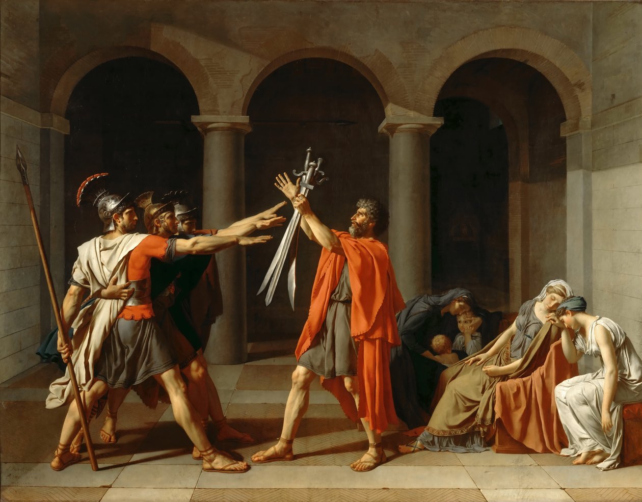 Le Serment des Horaces - Jacques Louis David