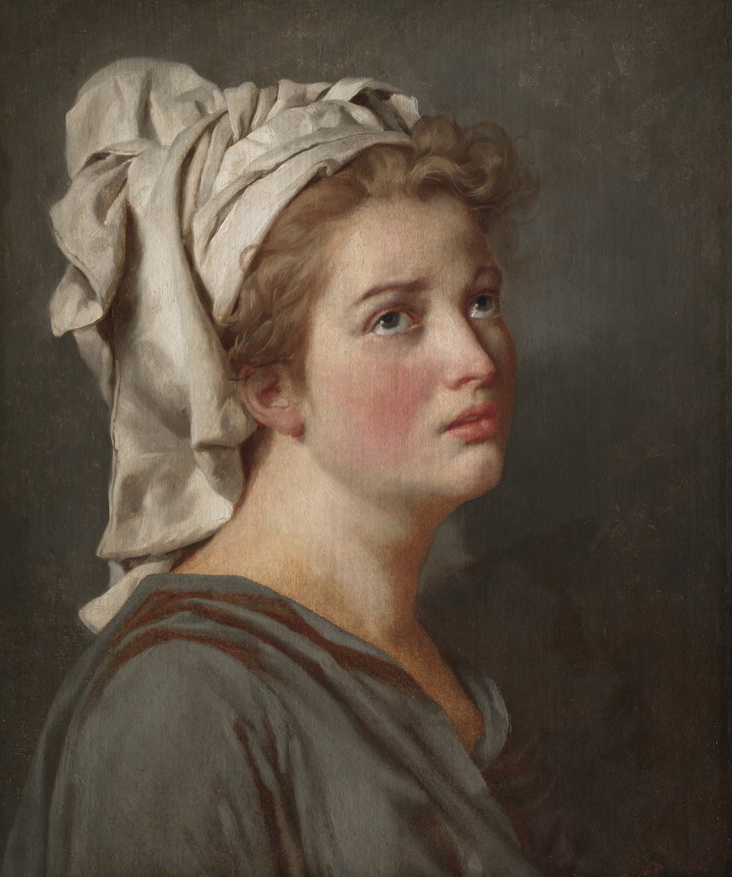 Jeune femme avec un turban, vers 1780 - Jacques Louis David