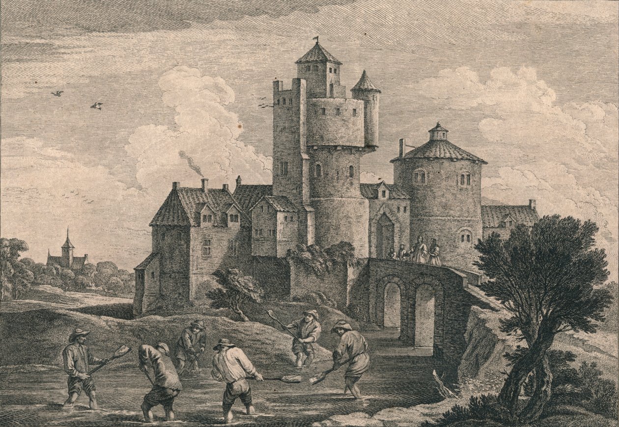 Le Château de Teniers, 1740 - Jacques Philippe Le Bas