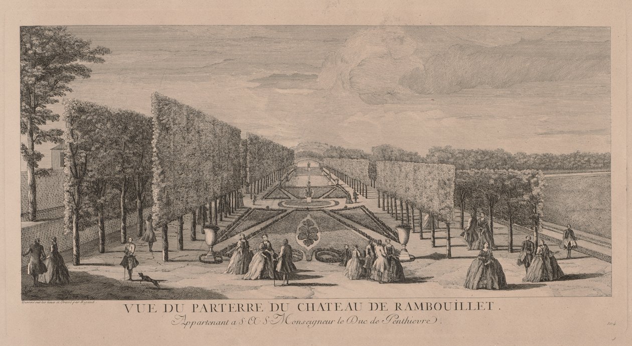 Jardin de fleurs du château de Rambouillet - Jacques Rigaud