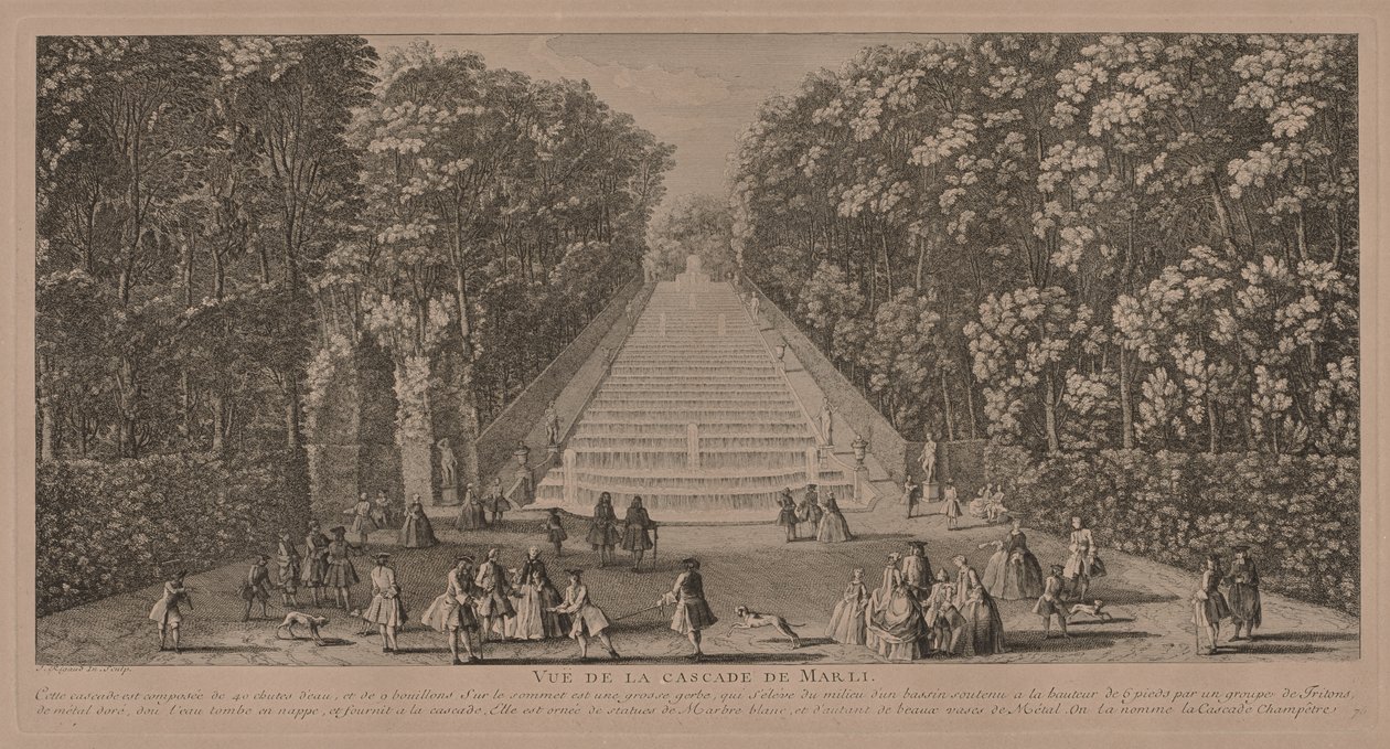 La Cascade à Marly - Jacques Rigaud