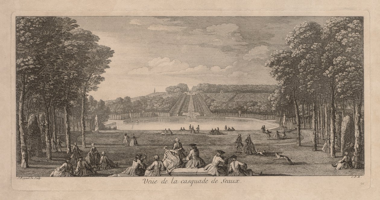 Vue de la cascade de Seaux - Jacques Rigaud