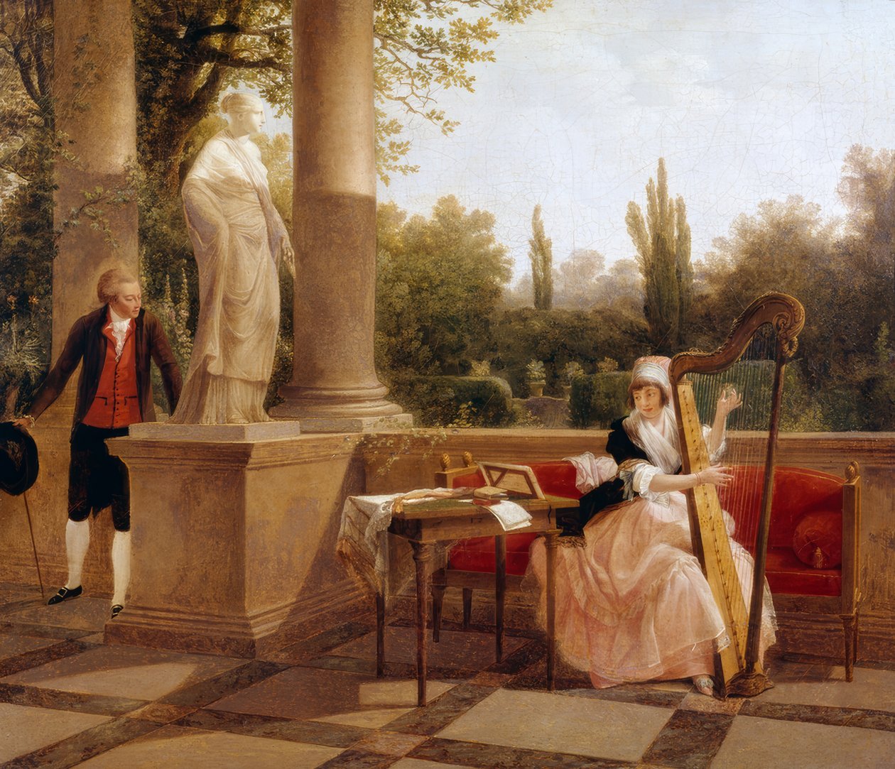 Scène de la vie romaine - Jacques Sablet