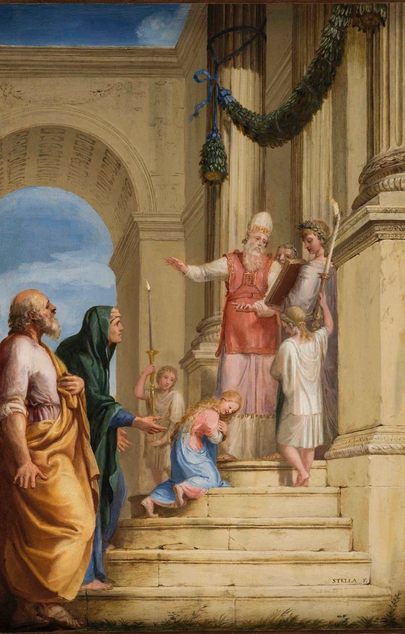 French: Présentation de la Vierge au Temple - Jacques Stella
