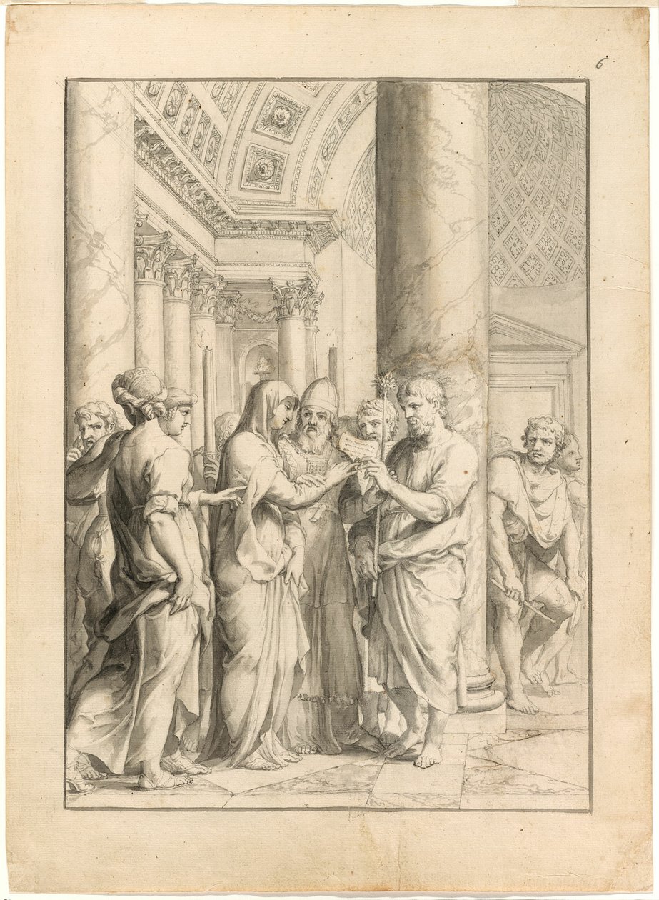 Mariage de la Vierge - Jacques Stella
