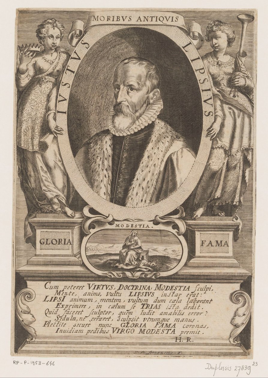 Portrait de Justus Lipsius - Jacques de Fornazeris