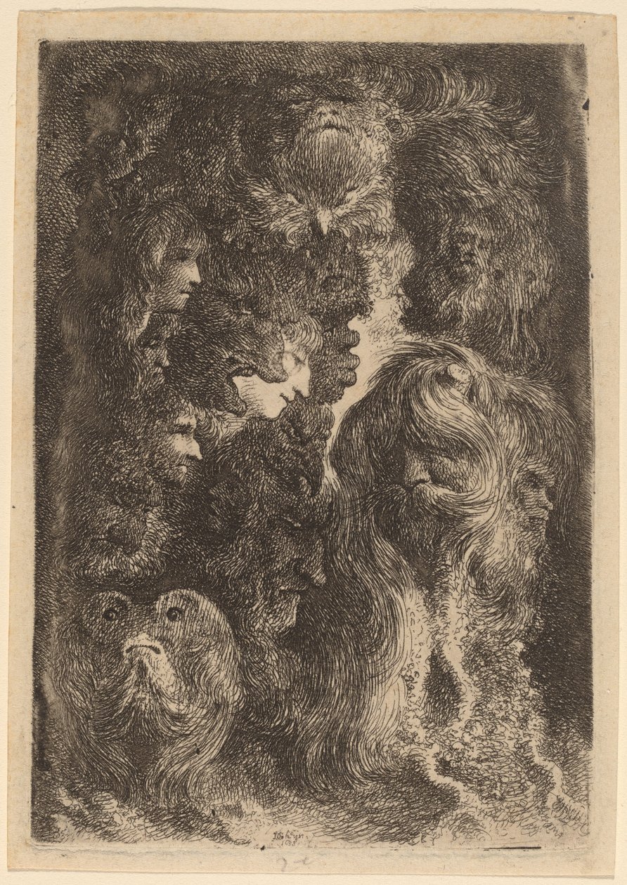 Têtes fantastiques - Jacques de Gheyn III