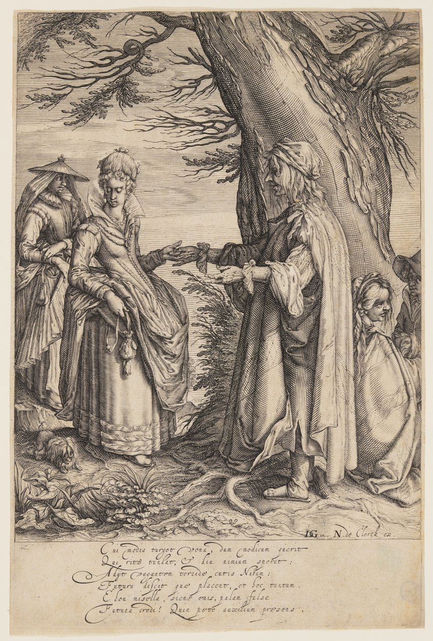 Diseuse de bonne aventure - Jacques de Gheyn II