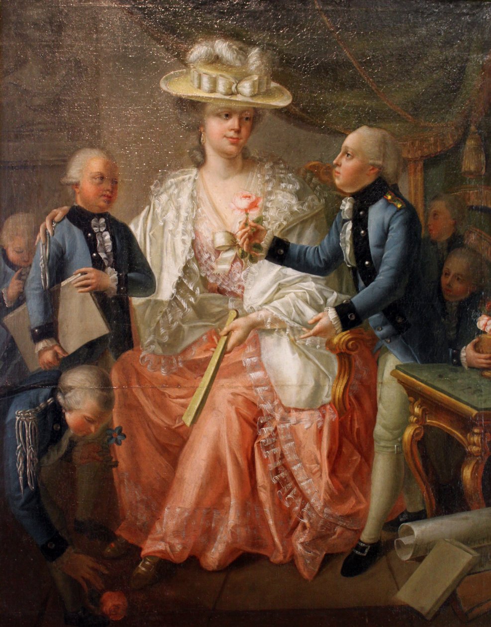 Franziska von Hohenheim à la Hohen Carlsschule - Jakob Friedrich Weckherlin