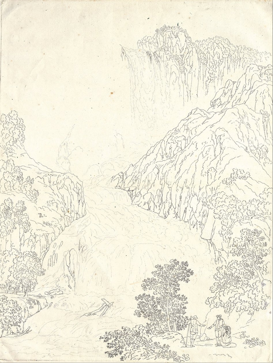 La Cascata delle Marmore à Terni - Jakob Philipp Hackert