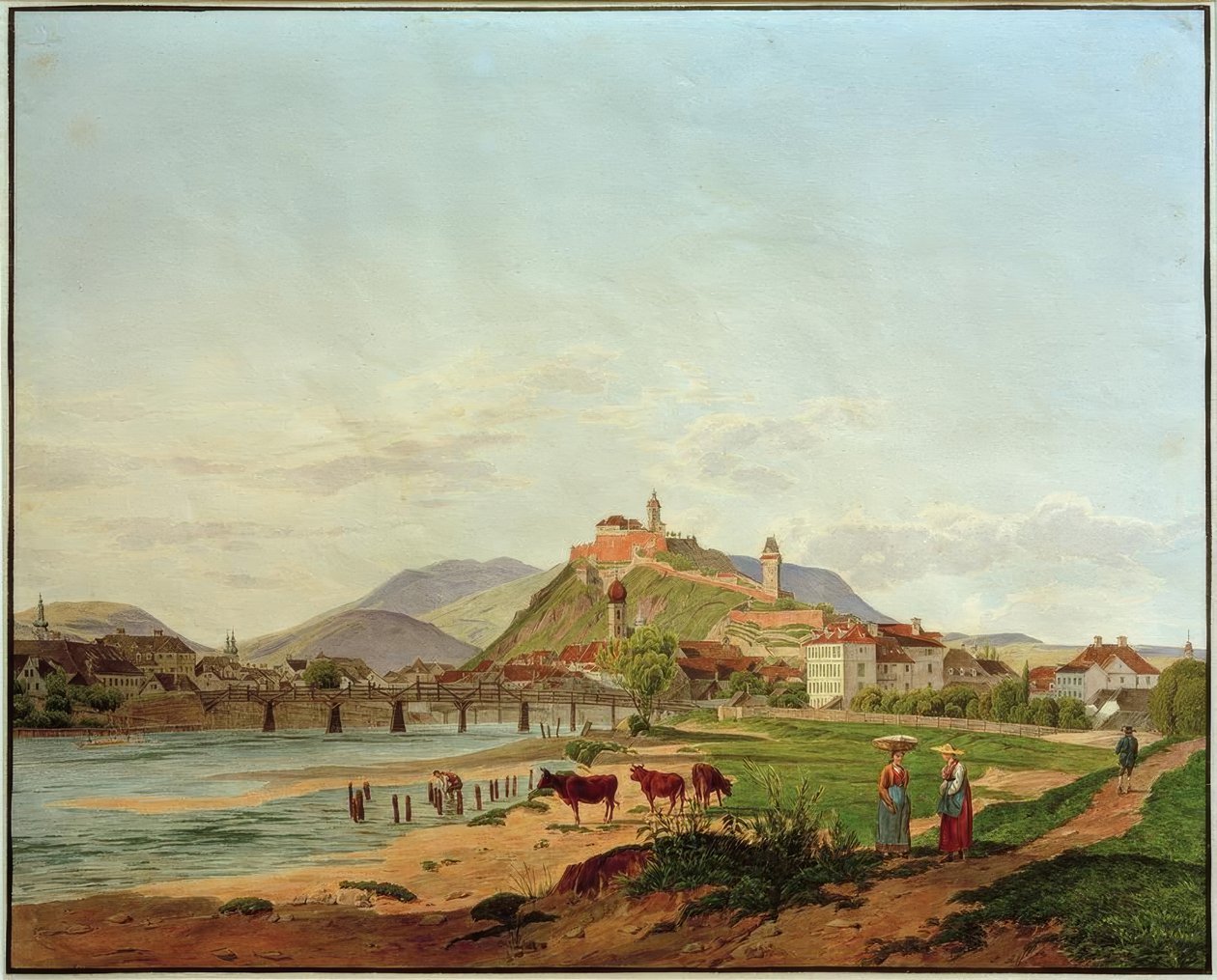 Vue de Graz - Jakob Alt