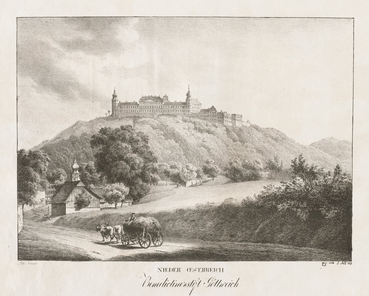 Basse-Autriche, Abbaye bénédictine de Gottereich - Jakob Alt