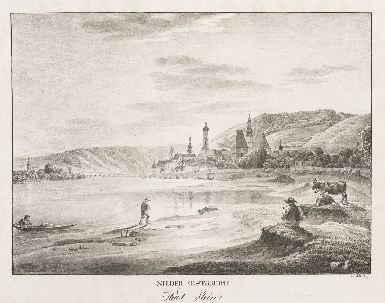 Basse-Autriche, Ville de Stein - Jakob Alt