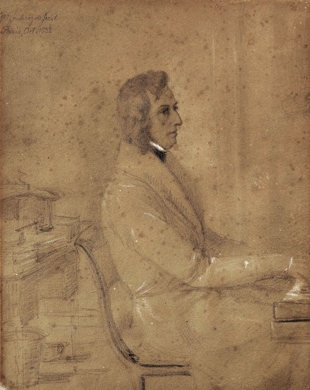Frédéric Chopin au piano. - Jakob Götzenberger