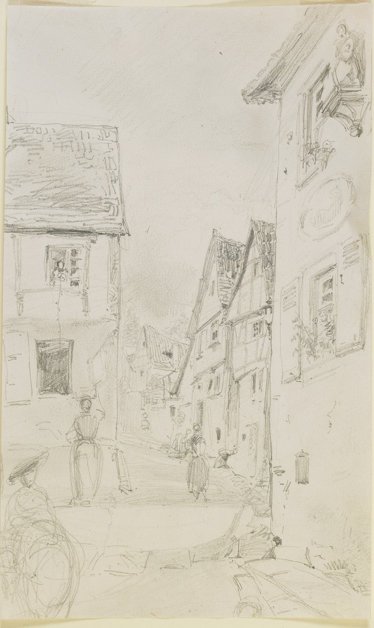 Une scène de rue, 1858 - James Abbott McNeill Whistler