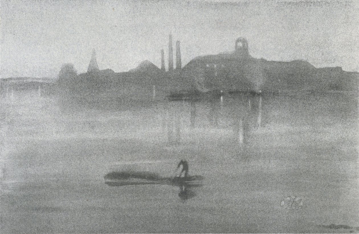 Nocturne : La rivière à Battersea, 1878 - James Abbott McNeill Whistler