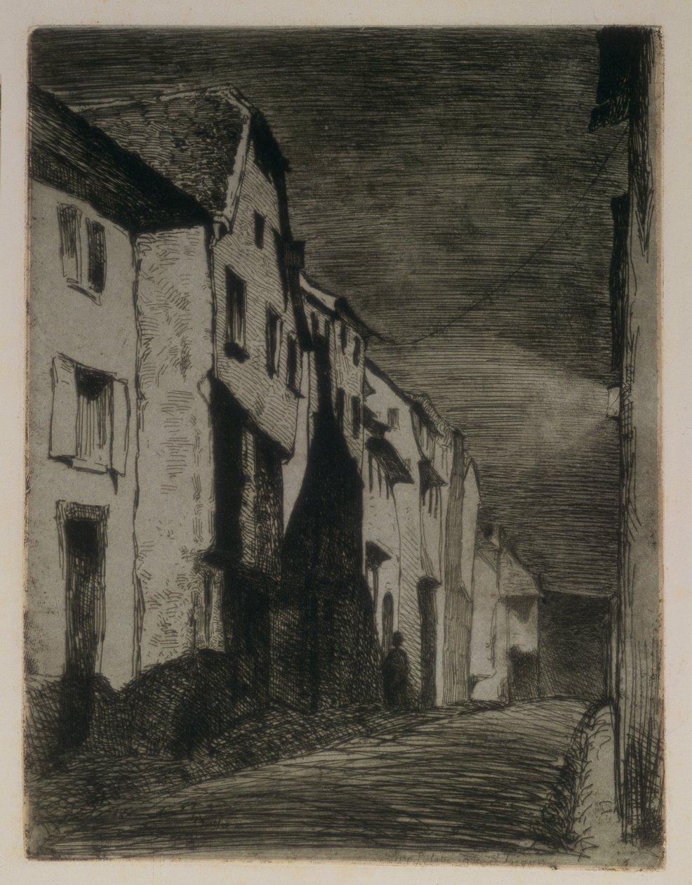 Rue à Saverne, 1858 - James Abbott McNeill Whistler