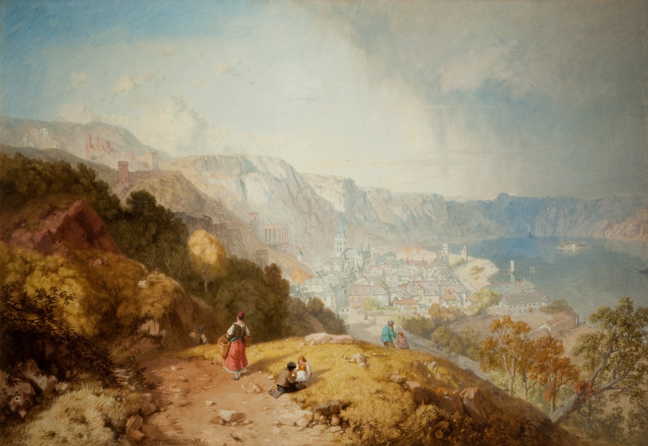 Bacharach am Rhein, 1865 - James Baker Pyne