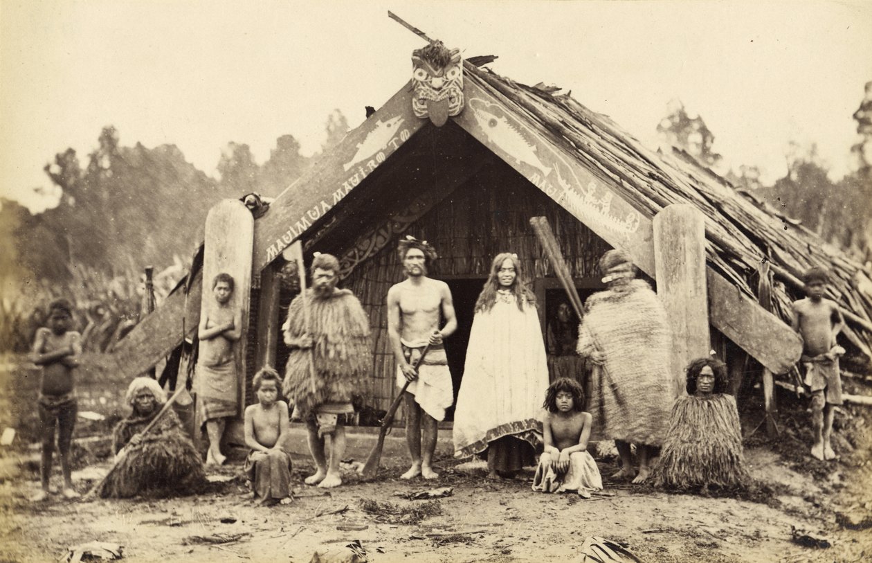 Groupe de Maoris, 1876 - James Bragge